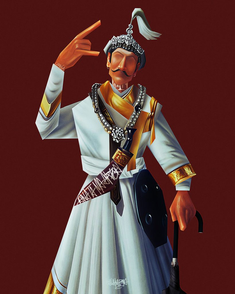 Prithivi Narayan Shah Digital art